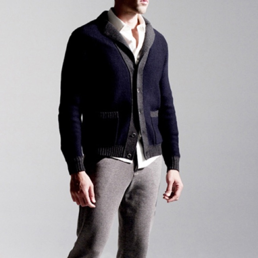 W.R.K. Notched Lapel Cardigan